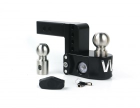 Вставки фаркопа регульована 4" під квадрат 2" Weigh Safe WS4-2-CER-BLA