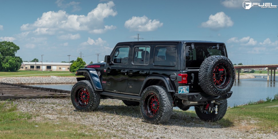 Колесный диск Fuel Off Road Stroke Gloss Black Red Tinted Clear 18x9 ET+20 D61218901857