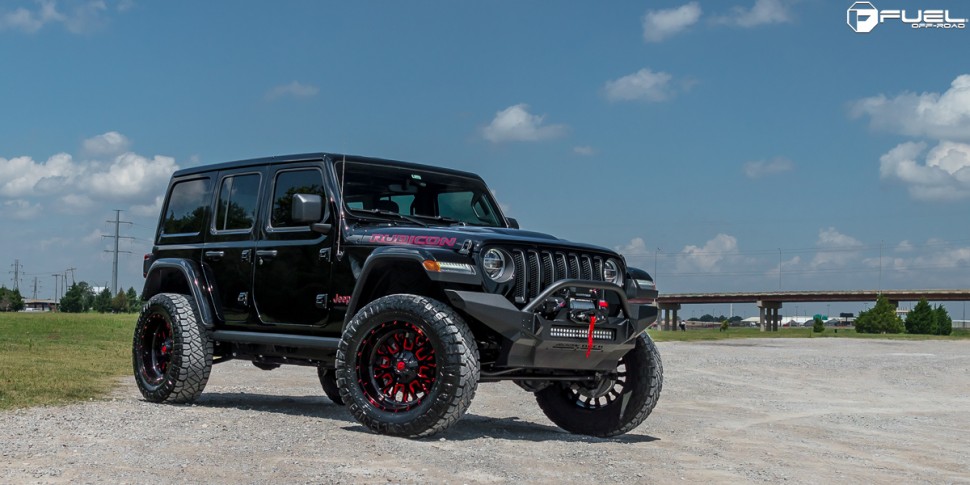 Колесный диск Fuel Off Road Stroke Gloss Black Red Tinted Clear 18x9 ET+20 D61218901857