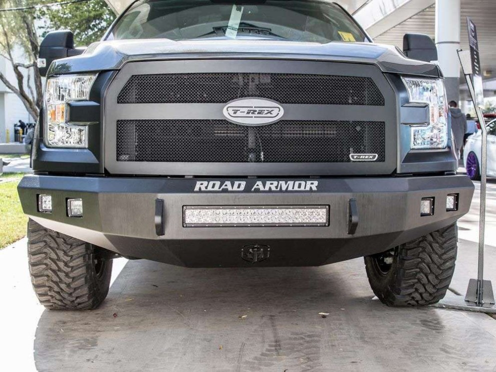 Road Armor Stealth Series Front Bumper Ford F-150 15-17 (615R0B-NW)