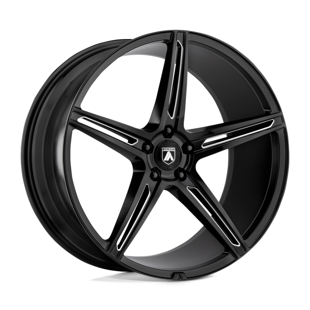 Колесный диск Asanti Wheels Alpha 5 Gloss Black Milled 22x10.5 ET+35 ABL22-22055235BK