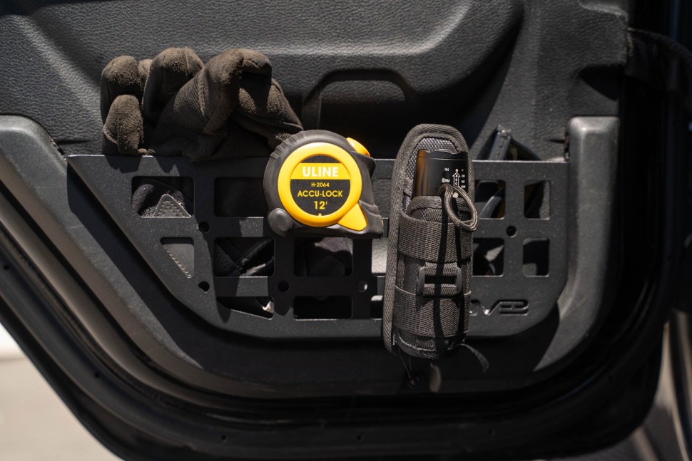 Панели Molle для кармана задней двери Jeep Wrangler JL/Gladiator JT 18-25 4 Door DV8 Offroad MPJL-08