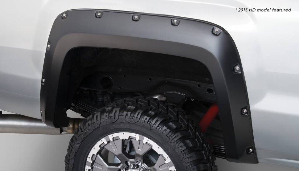Bushwacker 40122-02 Pocket Style Fender Flares Set 2PC Rear GMC Sierra 1500/2500/3500 14-19