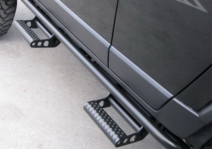 N-FAB T054RKRCCS4 RKR Step System Toyota Tacoma 05-15 Double Cab