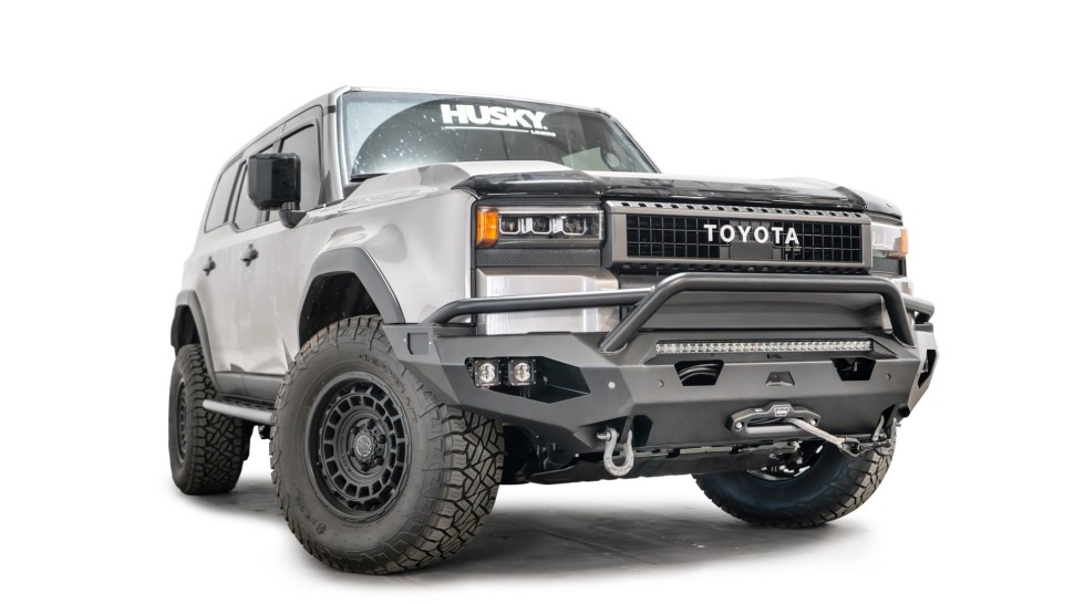Передний бампер с центральной дугой Toyota Land Cruiser 250 24-26 Matrix Fab Fours TL24-X6752-1
