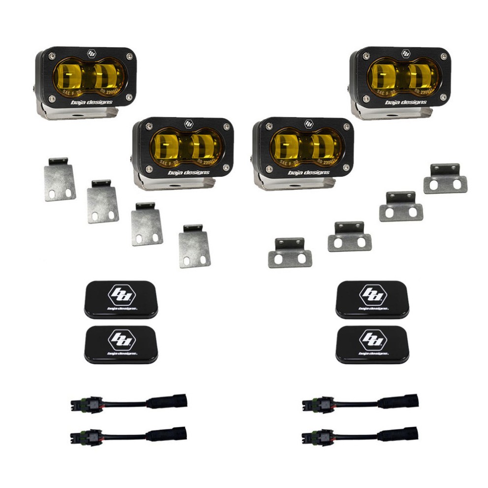 Baja Designs 448171 S2 SAE Fog Light Kit Ford F-150 21-23 Raptor