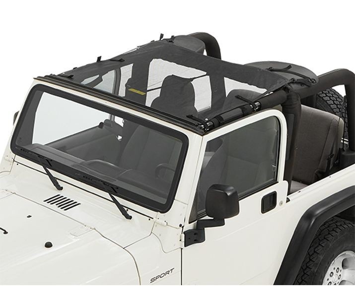 Sun Targa Style Bikini Top Mesh Jeep Wrangler TJ 97-06 Bestop 5240311