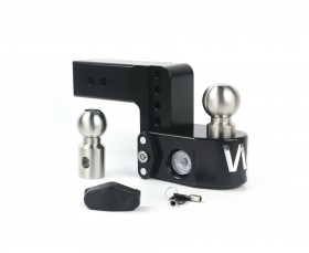 Вставки фаркопа регульована 4" під квадрат 2.5" Weigh Safe WS4-2.5-CER-BLA