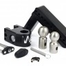 Weigh Safe WS4-2.5-CER-BLA Drop Hitch Adjustable 4" With 2.5" Shank