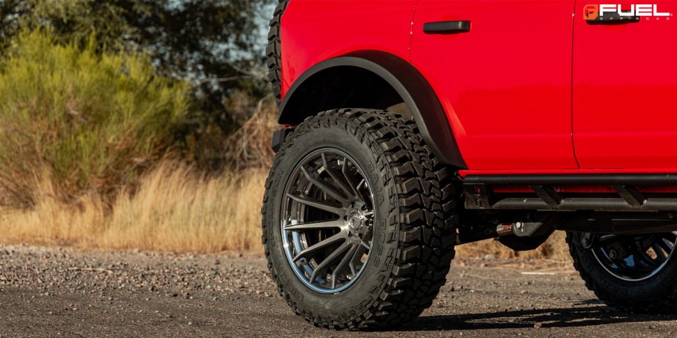 Колесный диск Fuel Off Road Burn Matte Black W/Gloss Black Lip 22x12 ET-44 FC403MX22125044N
