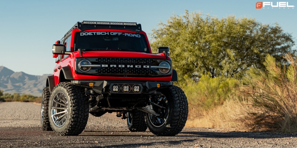 Колесный диск Fuel Off Road Burn Matte Black W/Gloss Black Lip 22x12 ET-44 FC403MX22125044N