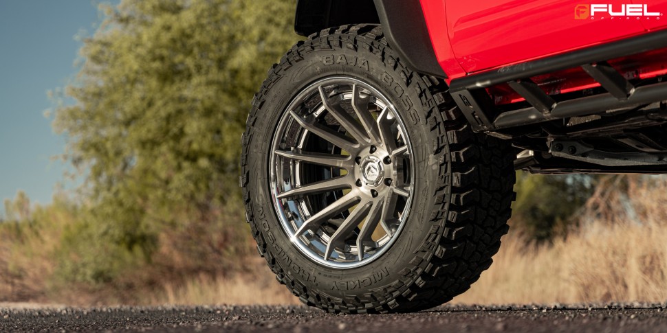 Колесный диск Fuel Off Road Burn Matte Black W/Gloss Black Lip 22x12 ET-44 FC403MX22125044N