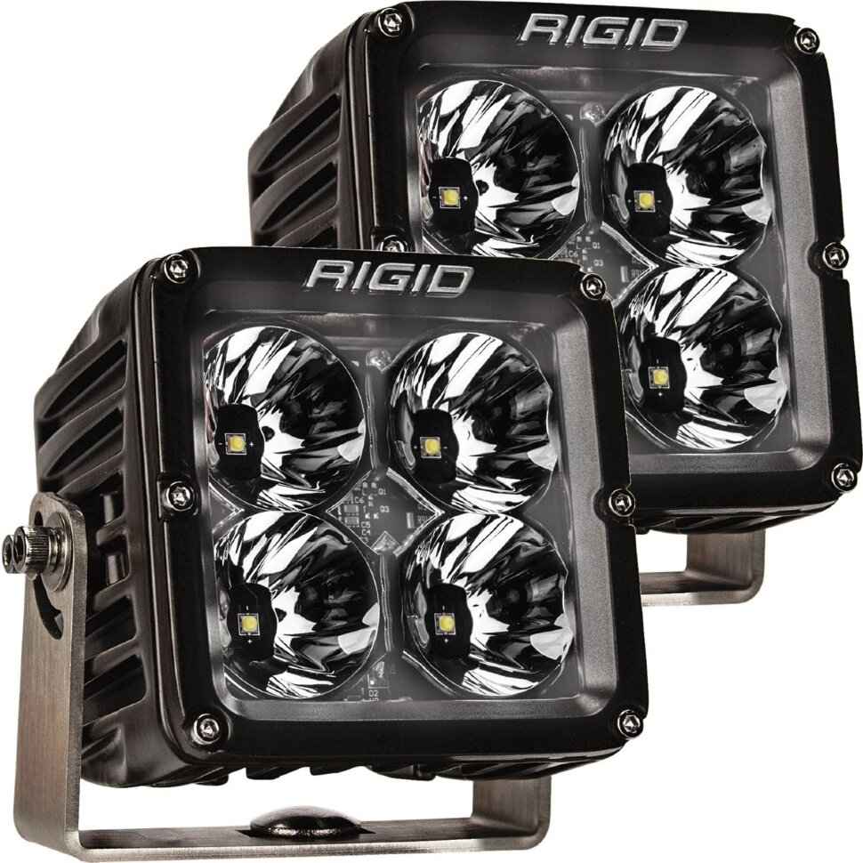 Комплект додаткових Led фар з підсвіткою 4" Spot/Drive Radiance Rigid Industries 322053
