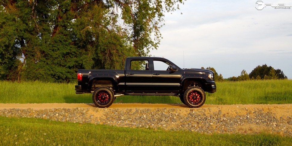 Колесный диск Fuel Off Road Stroke Gloss Black Red Tinted Clear 18x9 ET-12 D61218902645