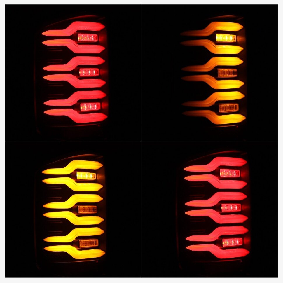 Світлодіодні задні ліхтарі Chevrolet Silverado/GMC Sierra 1500/2500/3500 14-19 LUXX-Series AlphaRex 620030