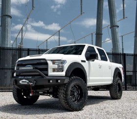 Передній бампер Road Armor під лебідку Ford F-150 15-17 (615R4B)