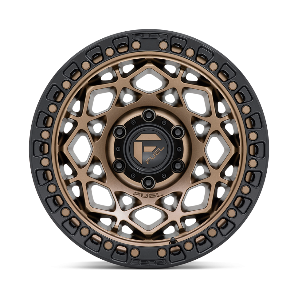 Fuel Off Road D7851500A655 Unit Wheel Bronze W/Matte Black Ring 15x10