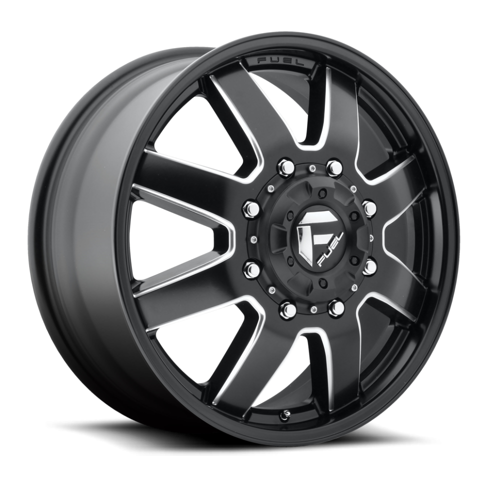Fuel Off Road D538228293 Maverick Dually Wheel Matte Black Milled 22x8.3 +105