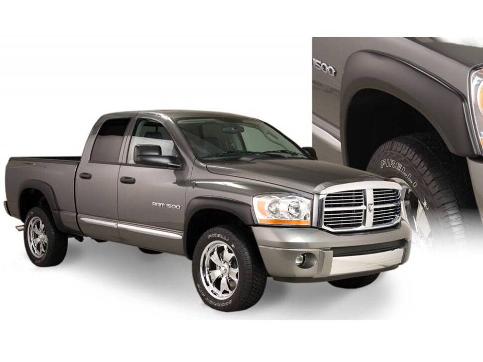 Bushwacker 50910-02 OE Fender Flares Set 4 PC Dodge Ram 1500/2500/3500 06-09