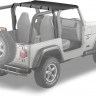 Бикини топ Jeep Wrangler TJ 03-06 2Door/4Door (Black Diamond) Header Safari Bestop 5253235