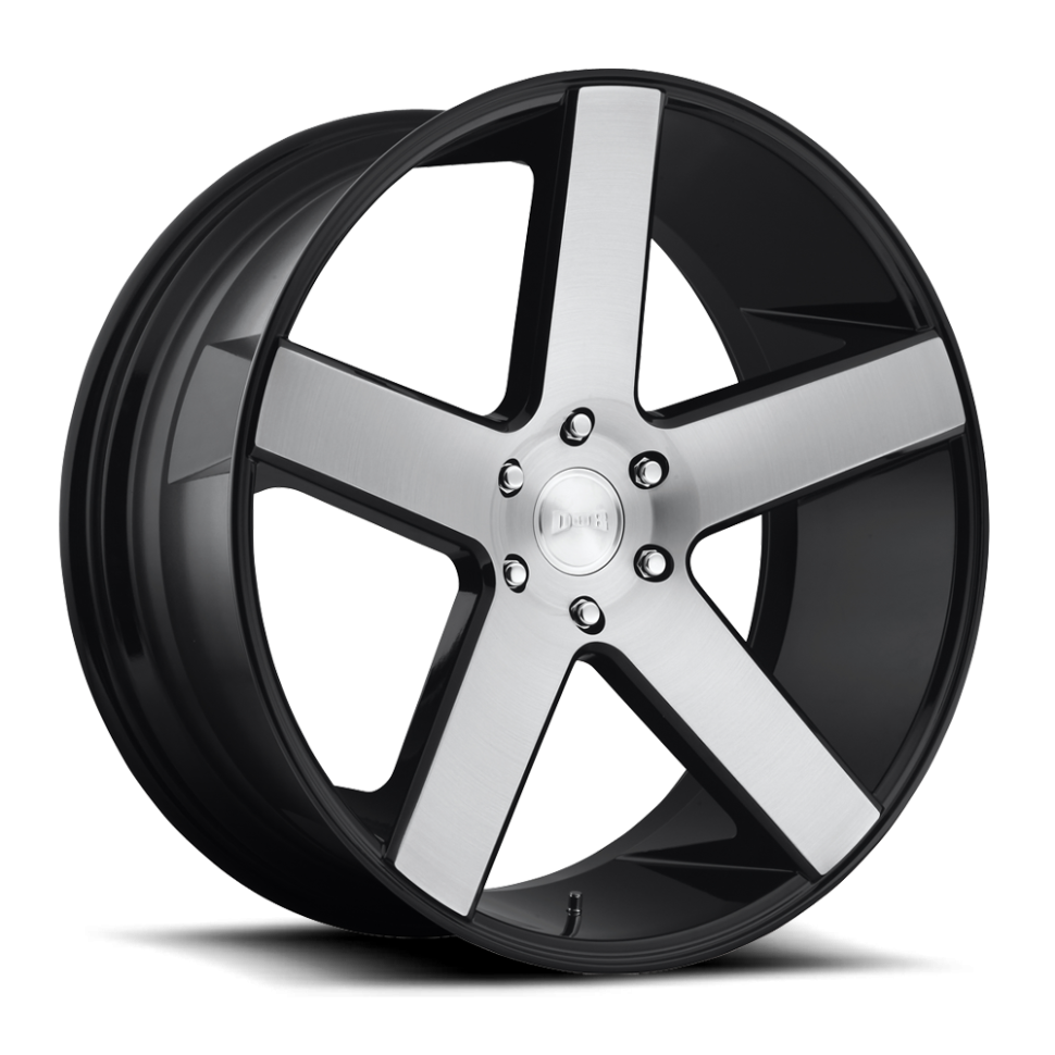 DUB Wheels S217229577+31 Baller S217 Wheel Gloss Black Brushed 22x9.5 +31
