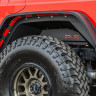 DV8 Offroad INFEND-04RB Rear Inner Fenders Raw Aluminium Jeep Gladiator 20-21