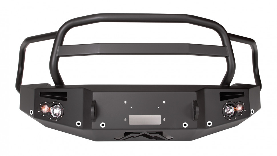 Fab Fours DR13-F2950-1 Premium Front Bumper With Full Guard Dodge Ram 1500 13-18