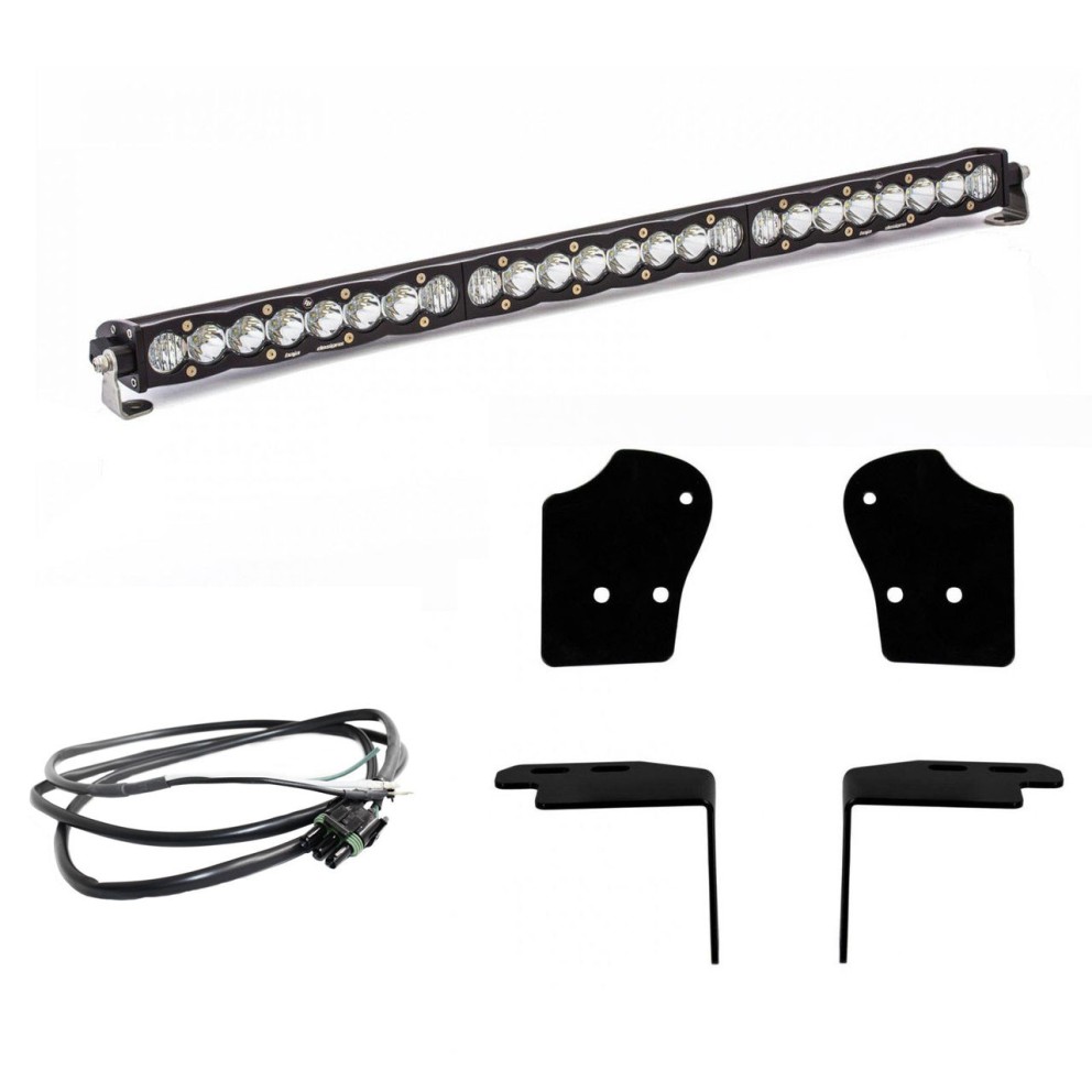 Комплект светодиодной Led балки в решетку Ford F-150 17-20 Raptor S8 Baja Designs 447561