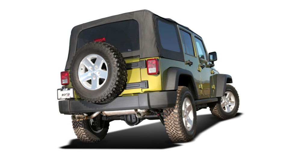 Вихлопна система Axle-Back Jeep Wrangler JK 07-11 Touring Borla 11755