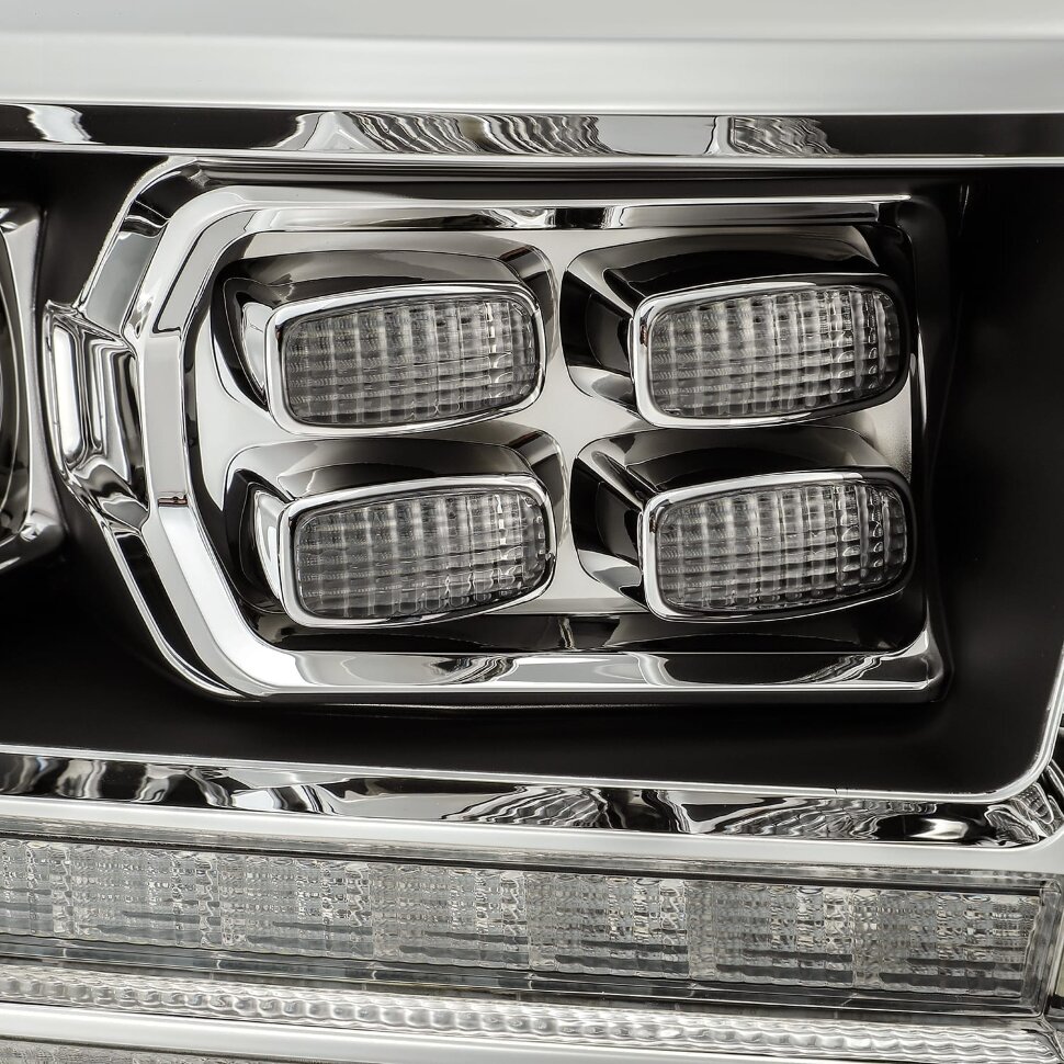 AlphaRex 880526 LUXX-Series Led Projector Headlights Dodge Ram 1500/2500/3500/4500/5500 09-18
