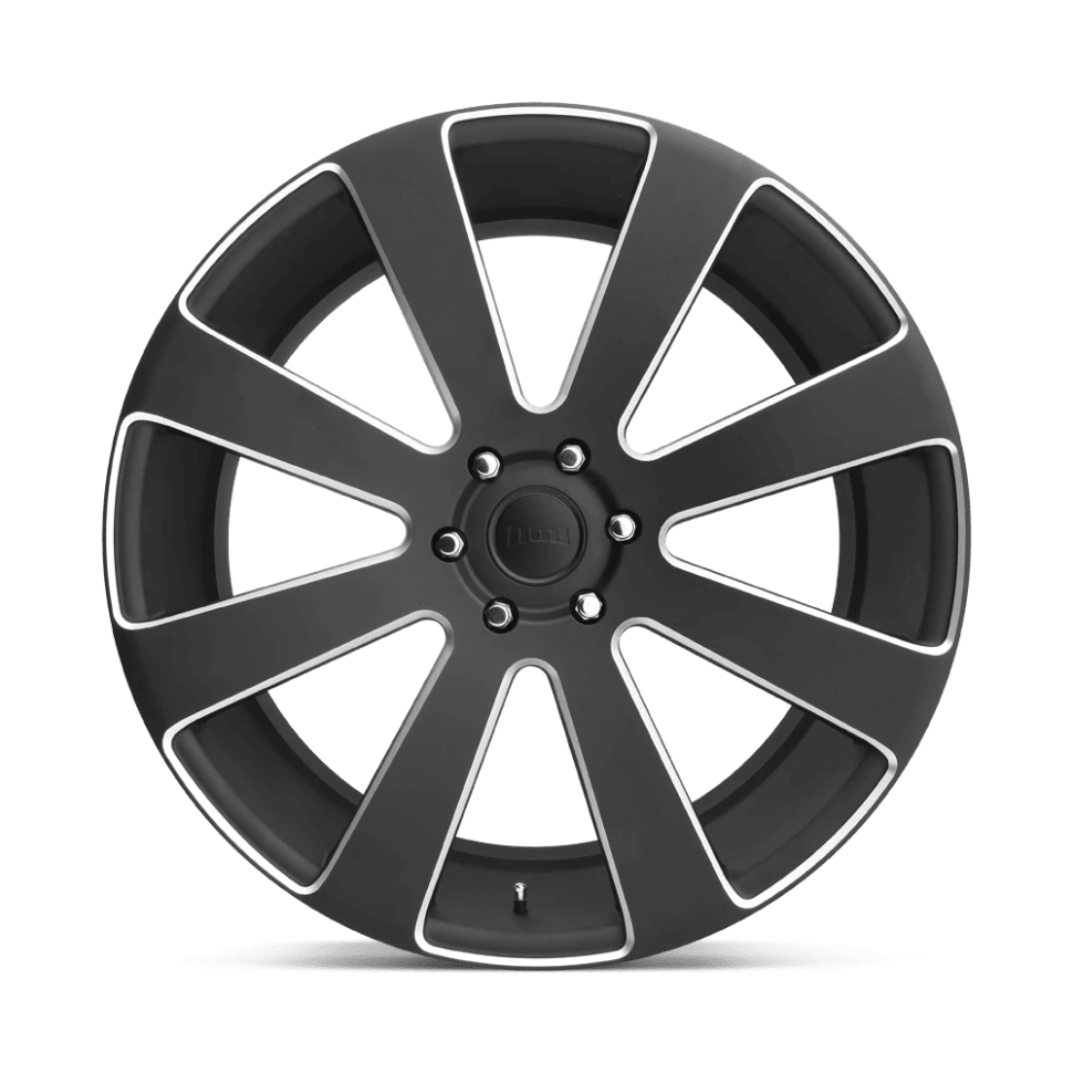 DUB Wheels S187229589+30 8-Ball S187 Wheel Matte Black Milled 22x9.5 +30