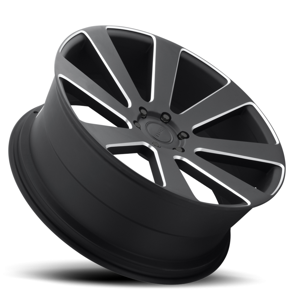 DUB Wheels S187229589+30 8-Ball S187 Wheel Matte Black Milled 22x9.5 +30
