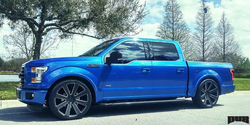 DUB Wheels S187229589+30 8-Ball S187 Wheel Matte Black Milled 22x9.5 +30