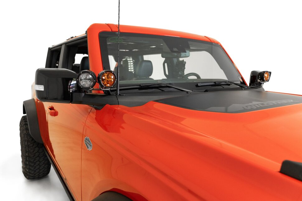 Подвійний кронштейн світла на стійку Ford Bronco 21-25 Addictive Desert Designs AC2301801NA