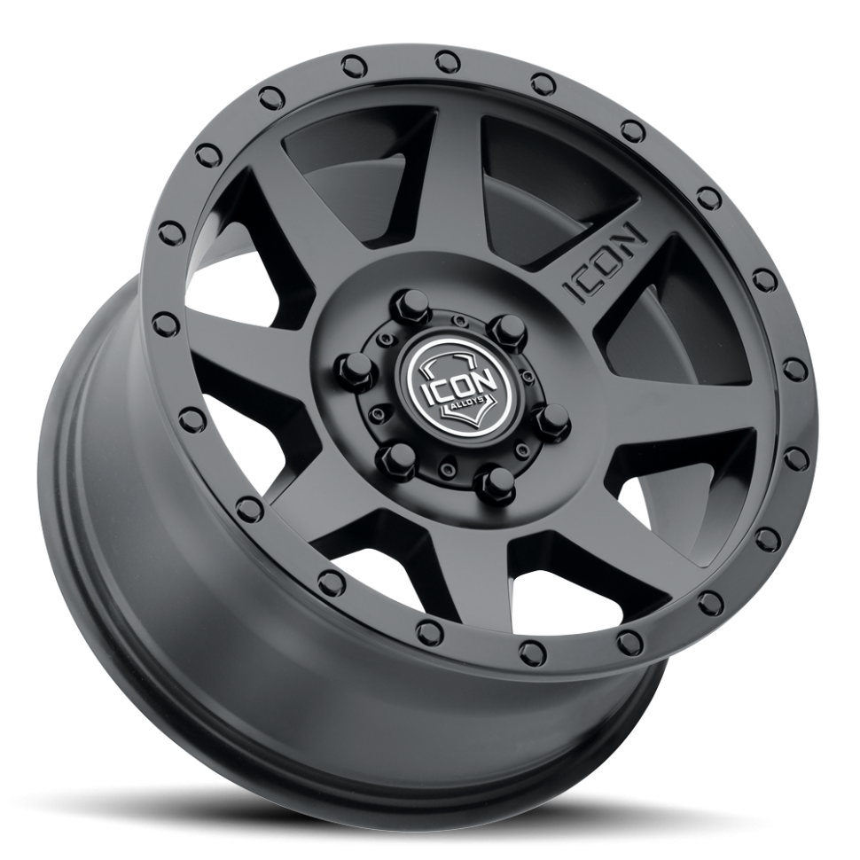 Icon Vehicle Dynamics 1818909060DB Rebound Wheel Double Black 18x9 Offset +25