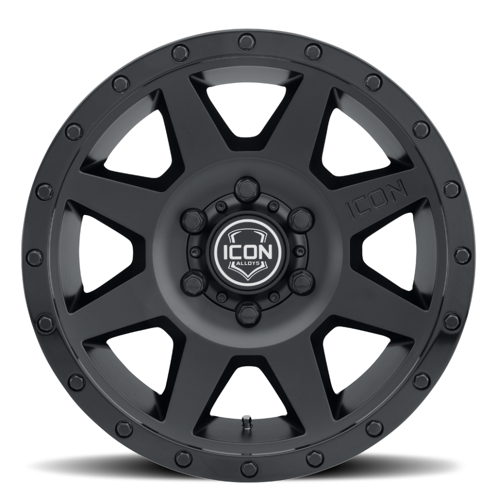 Icon Vehicle Dynamics 1818909060DB Rebound Wheel Double Black 18x9 Offset +25