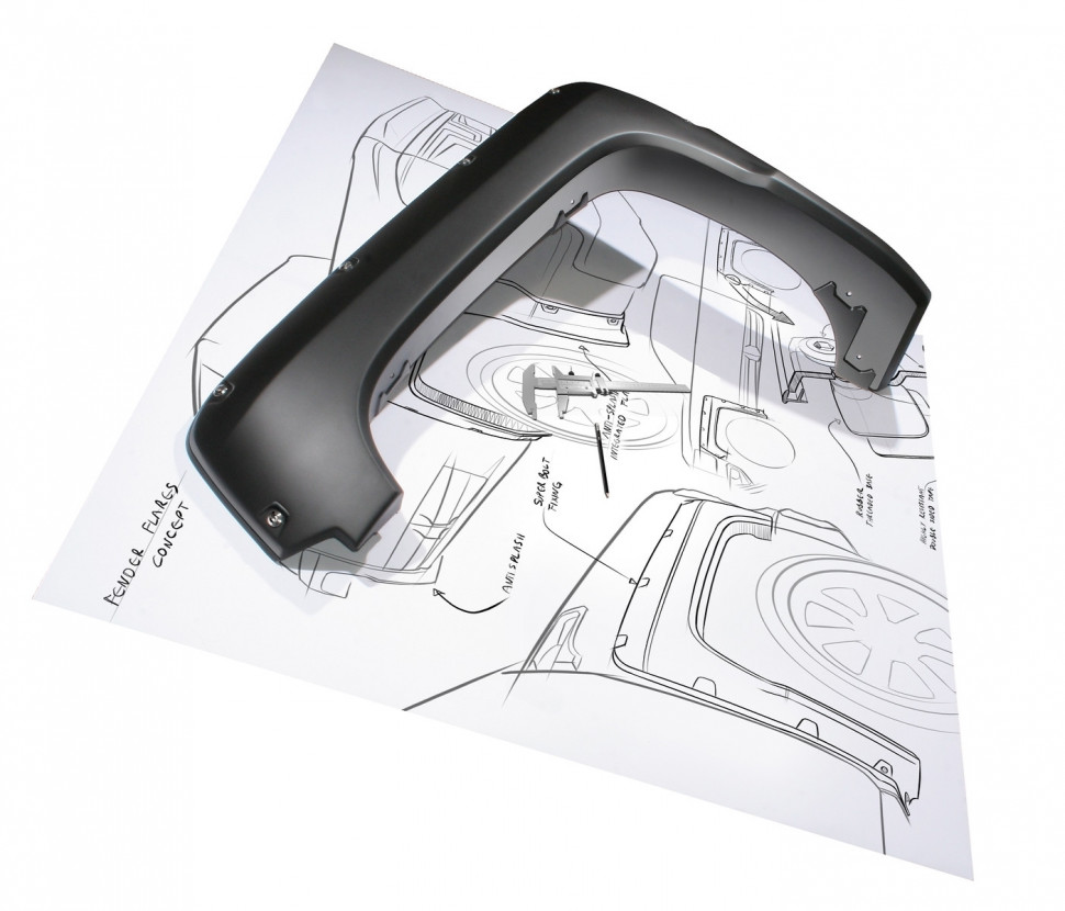 Розширювачі арок для Ford F-150 2018-2020 Warn 4X (102019)