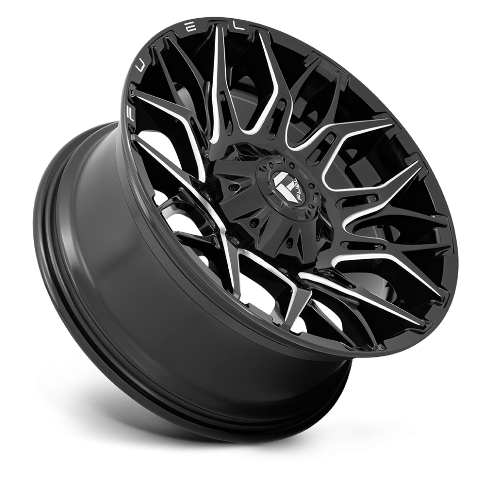 Колесный диск Fuel Off Road Twitch Glossy Black Milled 20x10 ET-18 D76920008247