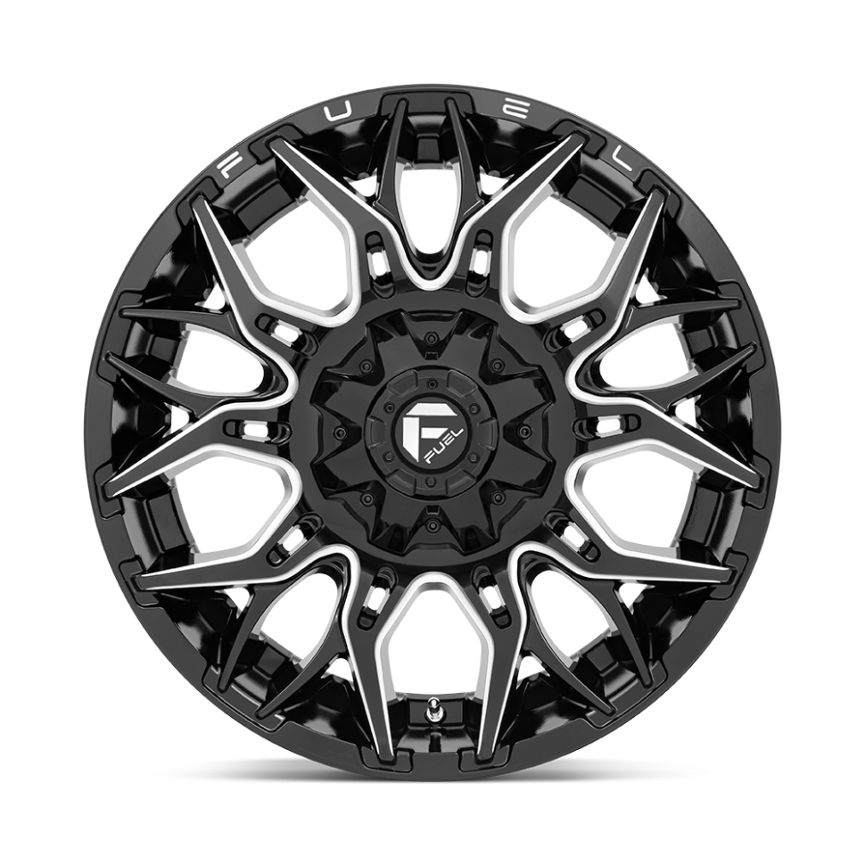 Колесный диск Fuel Off Road Twitch Glossy Black Milled 20x10 ET-18 D76920008247