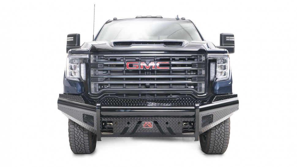 Передний бампер Black Steel GMC Sierra 2500/3500 15-19 Fab Fours GM14-S3161-1