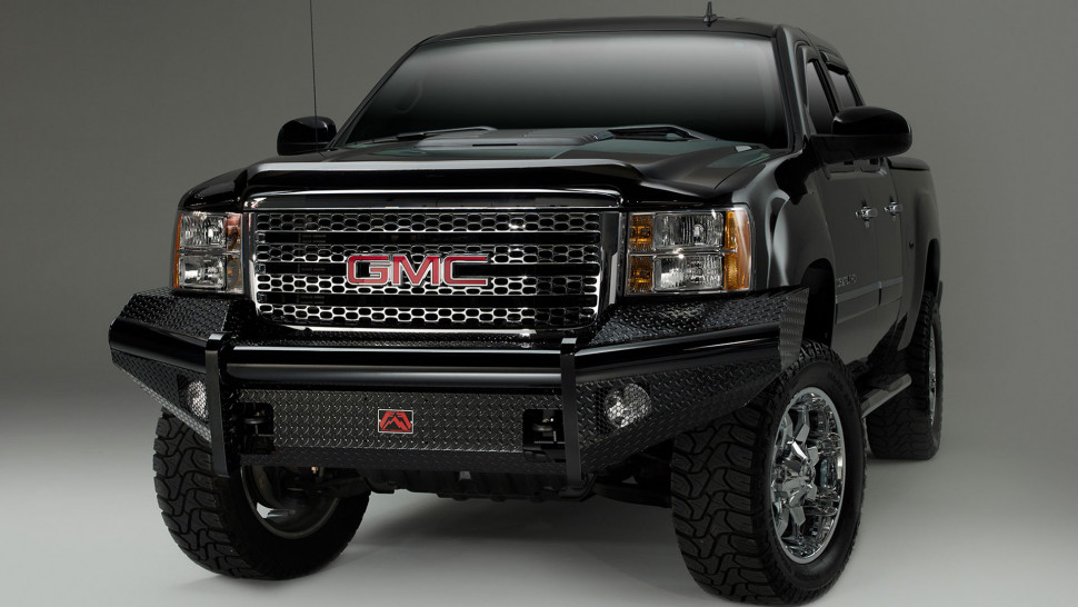 Передний бампер Black Steel GMC Sierra 2500/3500 15-19 Fab Fours GM14-S3161-1