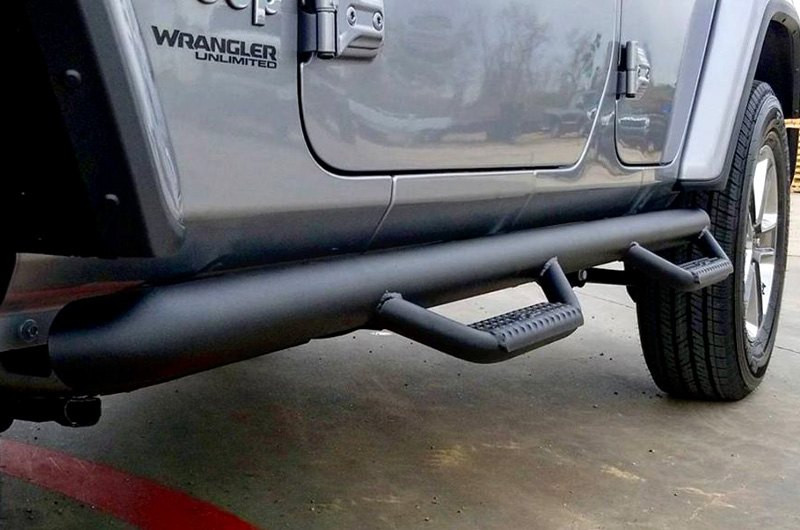 Защитные боковые пороги Chevrolet Silverado/GMC Sierra 1500 14-18 Crew Cab Nerf N-FAB C1475CC-TX