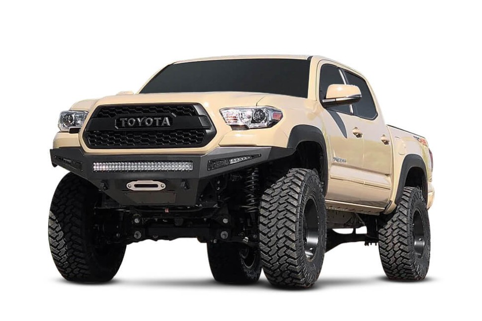 Передний бампер под лебёдку Toyota Tacoma 16-23 Addictive Desert Designs F687382730103