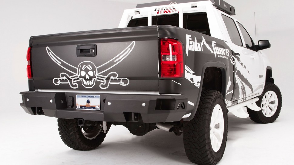 Fab Fours CS19-W4050-1 Premium Rear Bumper GMC Sierra 1500 19-22