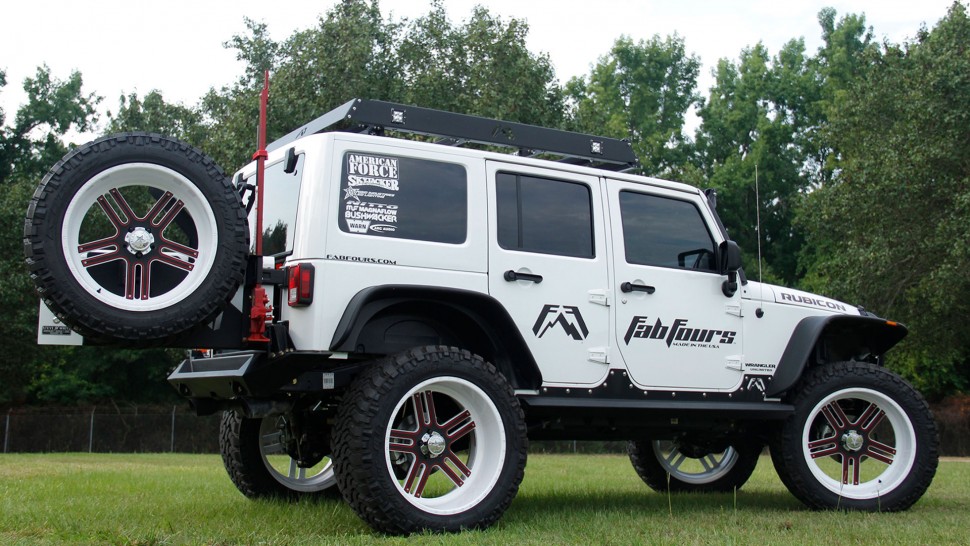 Хвіртка запасного колеса Jeep Wrangler JK 07-18 Fab Fours JP-Y1261T-1