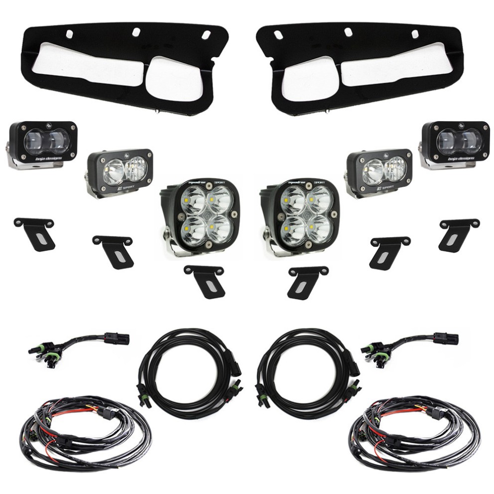 Комплект протитуманних фар у бампер Ford Bronco 21-23 S2 Sport/Squadron Sport Baja Designs 448174