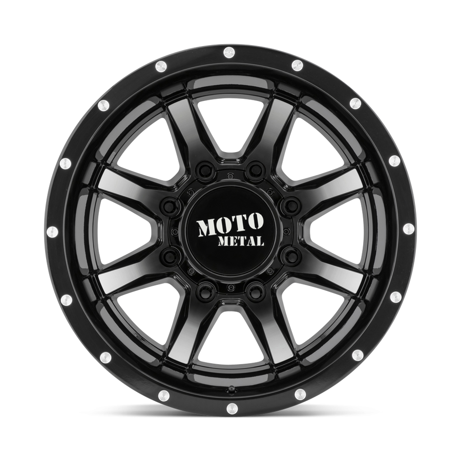 Колесный диск Moto Metal MO995 Gloss Black Machined - Rear 17x6.5 ET-155 MO995765893155N