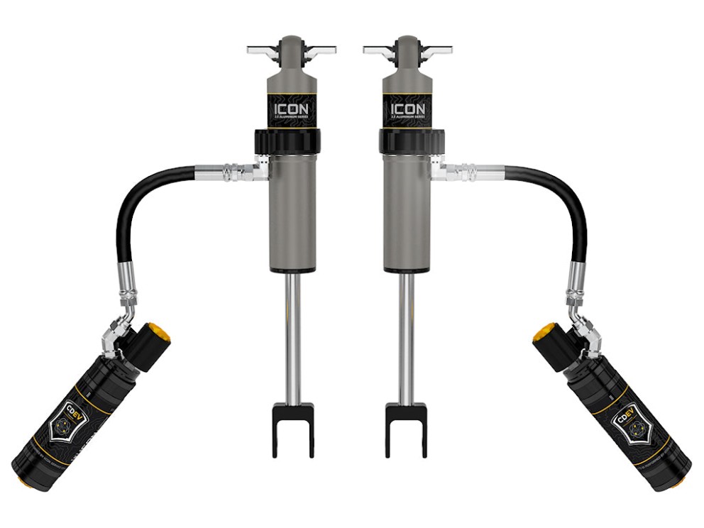 Icon Vehicle Dynamics 71707EP 2.5 VS Remote Reservoir CDEV Rear Reservoir Adjustable Shock Lift 0-3.5" Chevrolet Silverado/GMC Sierra 2500/3500 AT4/AT4X/ZR2 20-26 Pair