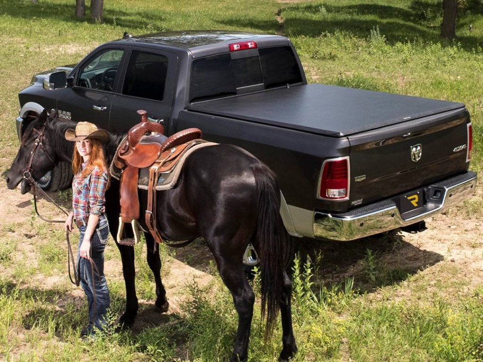 TruXedo 285901 TruXport Soft Rolling Up Tonneau Cover Dodge Ram 1500 19-25 5'7"
