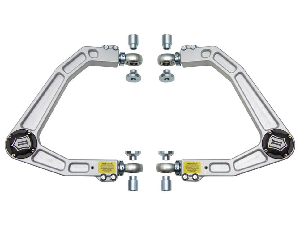 Комплект верхних рычагов подвески Chevrolet Silverado/GMC Sierra 1500 Suburban/Tahoe/Yukon/Yukon XL AT4/Trail Boss 19-26 Lift 0-3.5" Icon Vehicle Dynamics 78720DJ